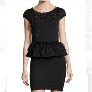 Alice + Olivia Peplum Cocktail Dress
